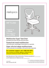 realspace MFTC200 Manual De Instrucciones