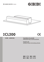 GiBiDi CL200 Instrucciones De Instalación