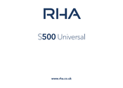 RHA S500 Universal Manual De Instrucciones