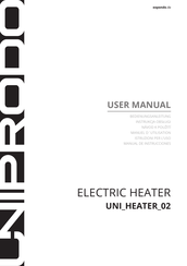 UNIPRODO UNI HEATER 02 Manual De Instrucciones