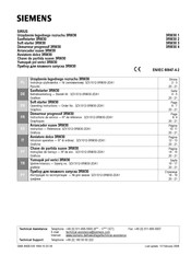 Siemens SIRIUS 3RW301 Guia Del Usuario