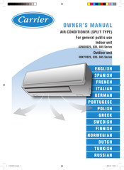 Carrier 38NYV045 Serie El Manual Del Propietario