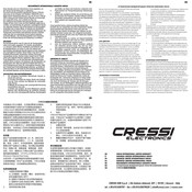 Cressi GOA Manual De Instrucciones