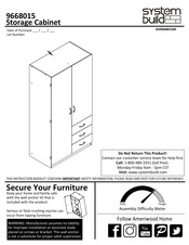 System Build 9668015 Manual De Instrucciones