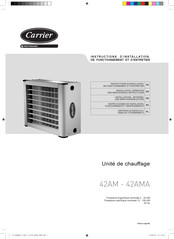 Carrier 42AMA Instrucciones De Instalación, Funcionamiento Y Mantenimiento