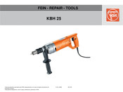 Fein 727101 Instrucciones De Reparacion