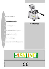 Fimar EASYLINE PHF100 Uso Y Mantenimiento