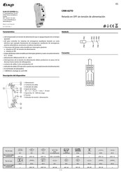 Elko EP CRM-82TO Manual De Instrucciones