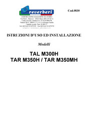 Reverberi TAL M300H Instrucciones De Uso E Instalación