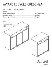 Allsteel AWARE Guia De Instalacion