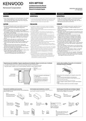 Kenwood KDV-MP7032 Manual Del Usuario