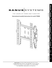 Sanus Systems VM200 Manual Del Usuario