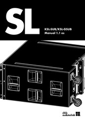 d&b audiotechnik KSL-SUB Manual De Instrucciones