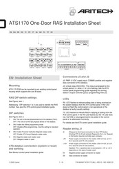Aritech ATS1170 Manual De Instalación