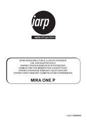 IARP MIRA ONE P Instrucciones De Empleo Y Manutención