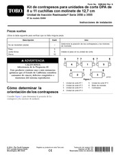 Toro Reelmaster 3555 Instrucciones De Instalación