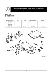 Saab 400 133 641 Instrucciones De Montaje