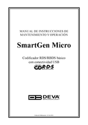 RDS SmartGen Micro Manual De Instrucciones