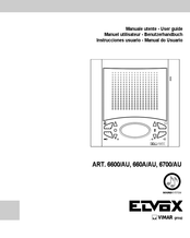 Vimar Elvox 6700AU Instrucciones Usuario