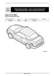 Saab 12 832 509 Instrucciones De Montaje