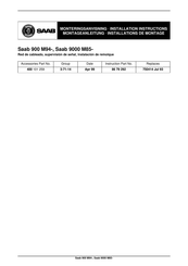 Saab 400 101 259 Instrucciones De Montaje