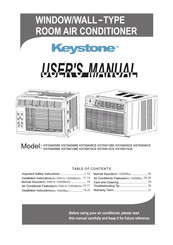 Keystone KSTAW08BE Manual Del Usuario