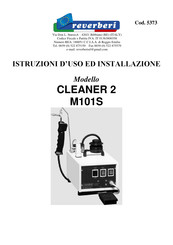 Reverberi CLEANER 2 Instrucciones De Uso E Instalación