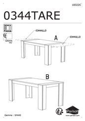 Parisot 0344TARE Manual De Instrucciones