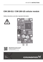 Grundfos CIM 280-EU Manual De Instrucciones