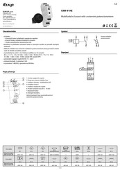 Elko EP CRM-91HE Manual De Instrucciones