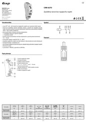 Elko EP CRM-82TO Manual De Instrucciones