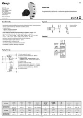 Elko EP CRM-2HE Manual De Instrucciones