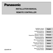 Panasonic CZ-01RT11P Manual De Instalación