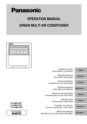 Panasonic CU-10MX1SPP Operación Manual