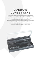 Q-Connect STANDARD COMB BINDER 8 Manual De Instrucciones