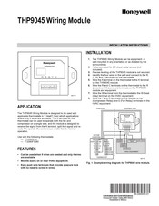 Honeywell THP9045 Instrucciones De Instalación