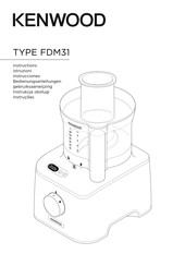 Kenwood FDM313SS Manual De Instrucciones