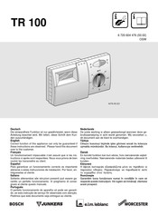Bosch TR 100 Manual De Instrucciones