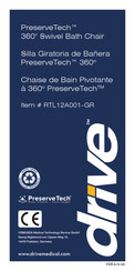 Drive PreserveTech RTL12A001-GR Manual De Instrucciones