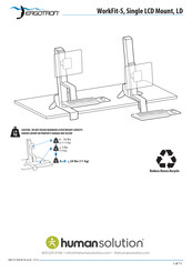 Ergotron WorkFit-LD Manual De Instrucciones