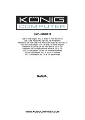 Konig Computer CMP-USBIDE10 Guia De Inicio Rapido