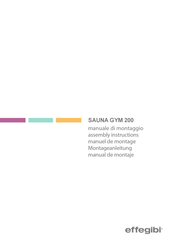 effegibi GYM 200 Manual De Montaje