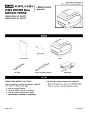 Uline ZEBRA GX430T Guia De Inicio Rapido