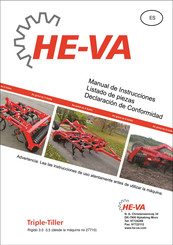 HE-VA Triple-Tiller Manual De Instrucciones