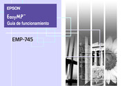 Epson EasyMP EMP-745 Guia De Funcionamiento