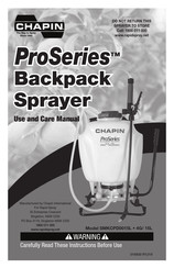 Chapin ProSeries SMKCPD0015L Manual De Instrucciones