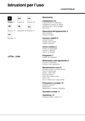 Hotpoint LFTA+ 2164A Instrucciones De Uso