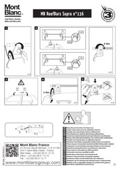 Mont Blanc MB RoofBars Supra 136 Manual De Instrucciones