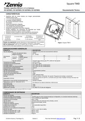 Zennio Square TMD ZVI-SQTMD6 Manual De Instrucciones