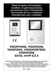 Extel WEVP 625 E Instrucciones De Uso